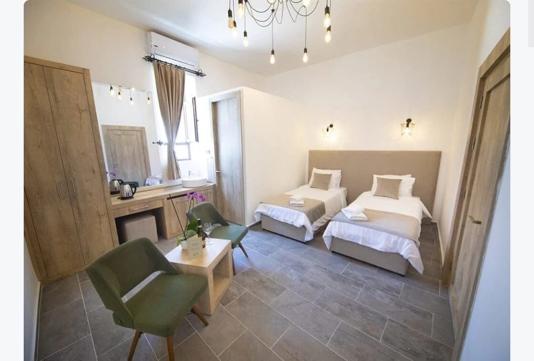 Deluxe Twin Bedroom at Avenue Hotel Girne (2)