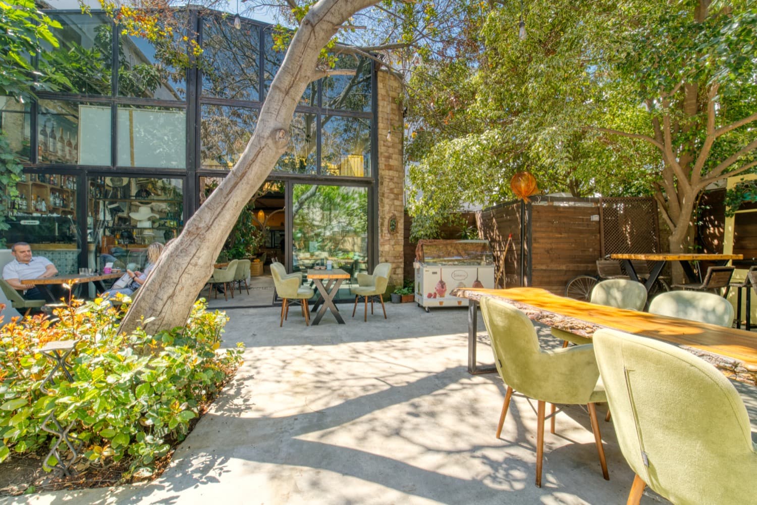 The garden courtyard