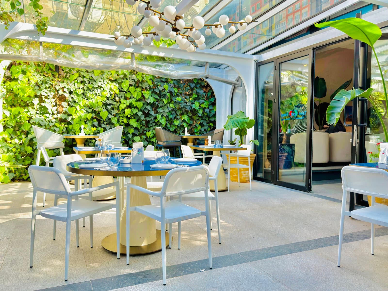 The terrace bar